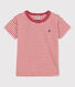 Tee-shirt rayé en coton enfant garçon