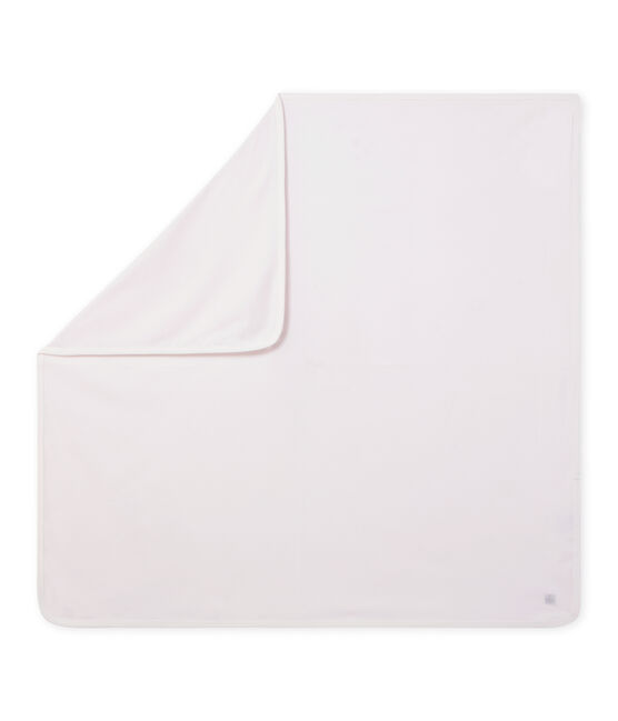 Drap bébé mixte rayé milleraies rose VIENNE/blanc ECUME