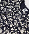 Robe manches longues en tubique imprimé enfant fille bleu SMOKING/ AVALANCHE