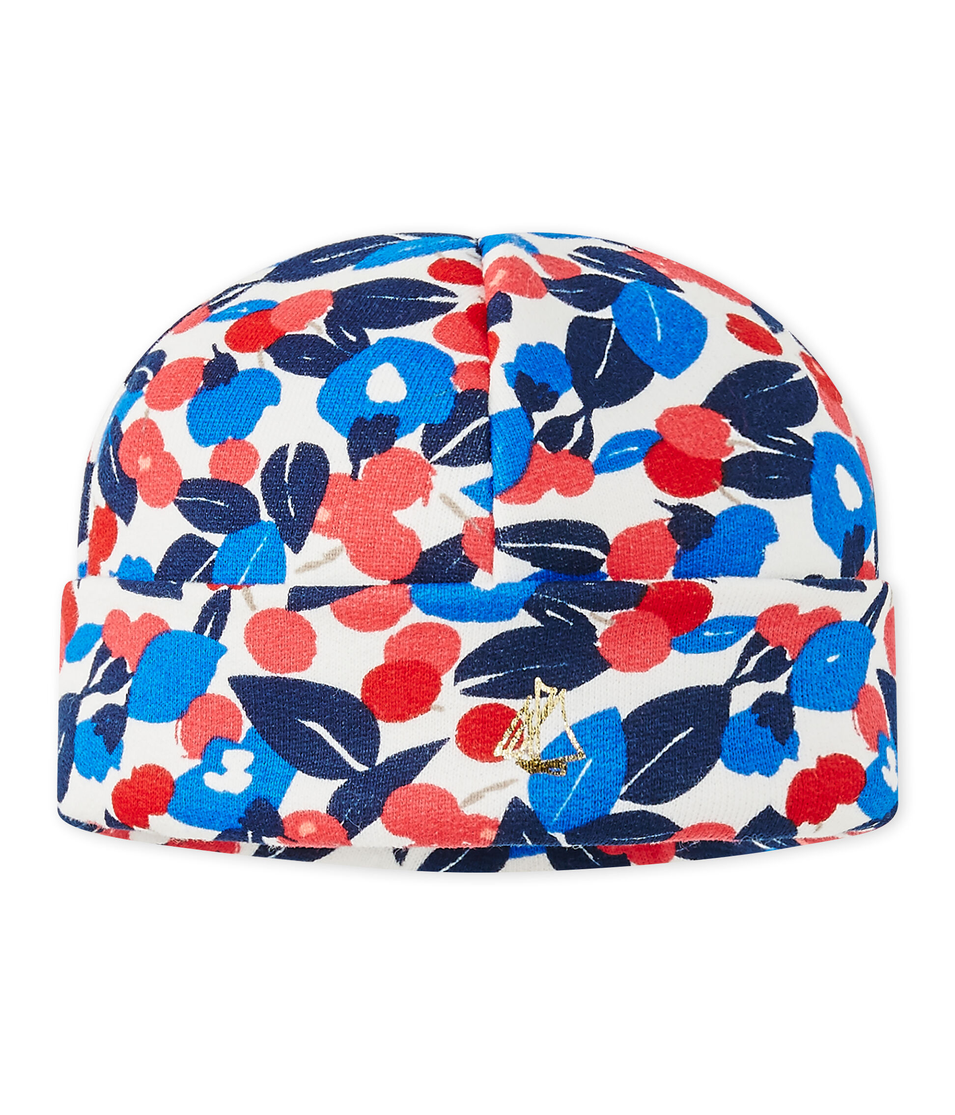 Bonnet b b fille en molleton imprim MARSHMALLOW MULTICO Petit