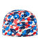 Muts in molton met dessin voor babymeisjes wit MARSHMALLOW/wit MULTICO