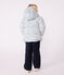 Donsjack met print voor kinderen ecru/multicouleur