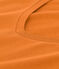 DE STRAIGHT-FIT, T-shirt voor dames met V-hals in biokatoen bruin ECUREUIL