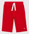 Jongensbermuda in katoen rood PEPS
