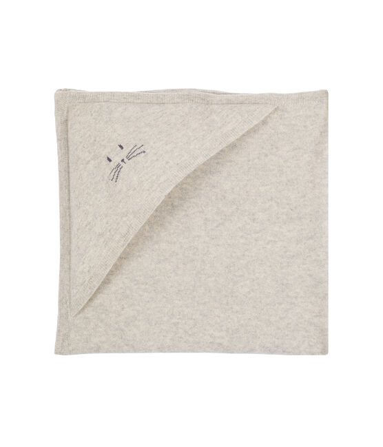 Couverture en cachemire bébé mixte gris POUSSIERE CHINE