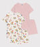 Set met 2 katoenen korte pyjama's voor kinderen variante 1