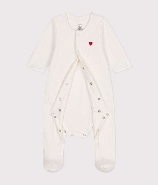 UNISEKS BODYJAMA VAN VELOURS wit MARSHMALLOW