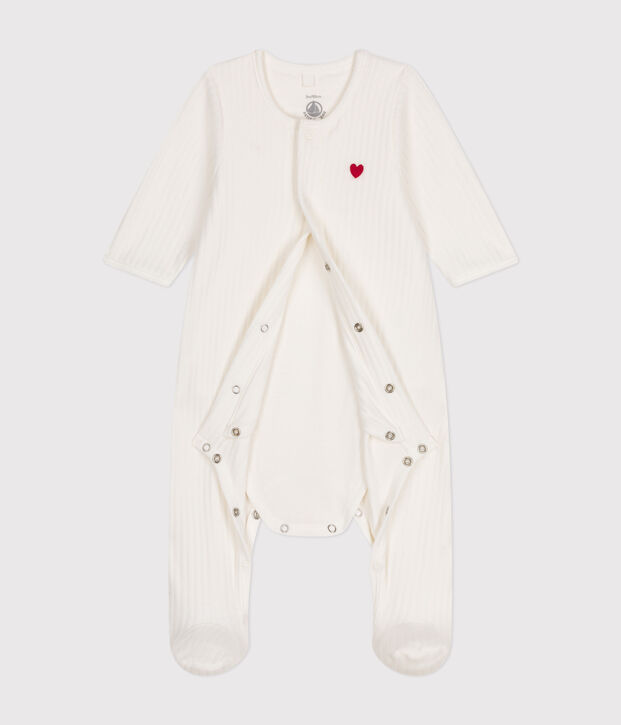 BODYJAMA MIXTE EN VELOURS blanc
