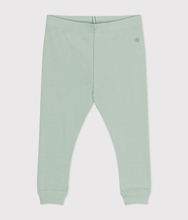 Katoenen legging voor baby's groen
