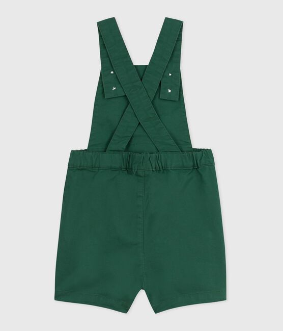 Salopette bébé en serge de coton jambes courtes, unie WILLOW