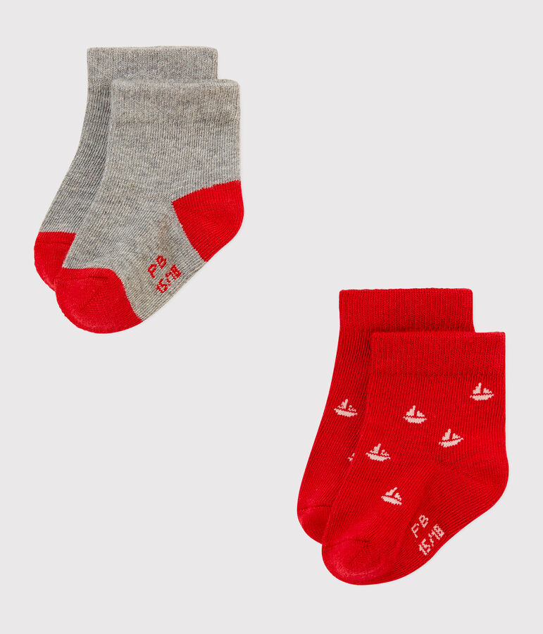 Lot de deux paires de chaussettes b&eacute;b&eacute; gar&ccedil;on variante 2