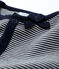 Milleraies cardigan voor babymeisjes in 2x2 rib. blauw SMOKING/wit MARSHMALLOW