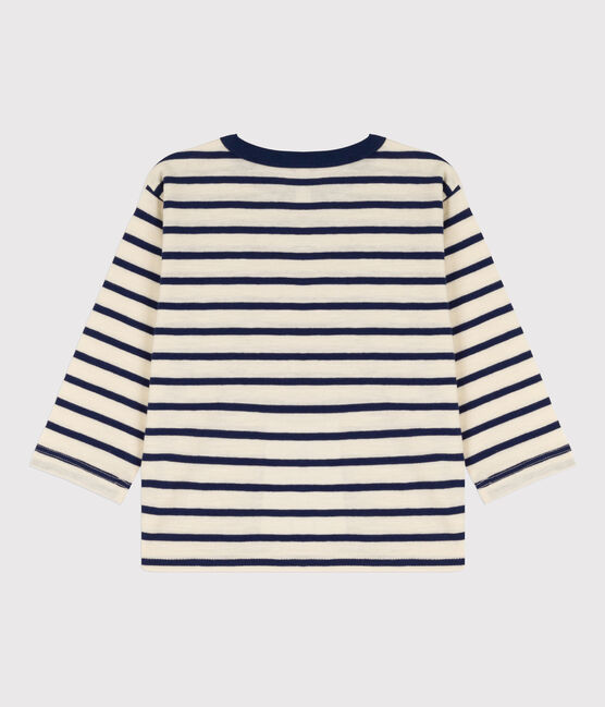 T-shirt met lange mouwen voor baby's van katoen wit AVALANCHE/ MEDIEVAL