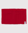 Babysnood van gevoerd tricot en gerecycleerde fleece STOP