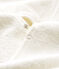 Cape de bain bébé en éponge blanc MARSHMALLOW