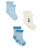 Lot composé de 3 paires de chaussettes en éponge, moelleuses et confortables. variante 1