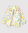 Coupe-vent en maille enduite bébé garçon blanc MARSHMALLOW/blanc MULTICO