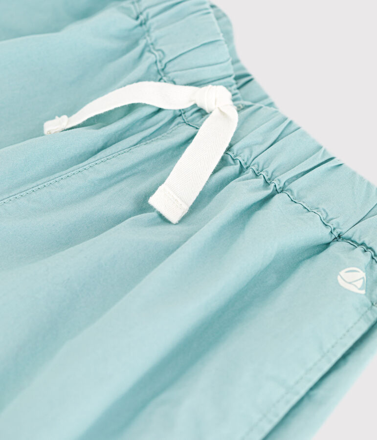 Pantalon large en serge de coton enfant gar&ccedil;on vert BOB