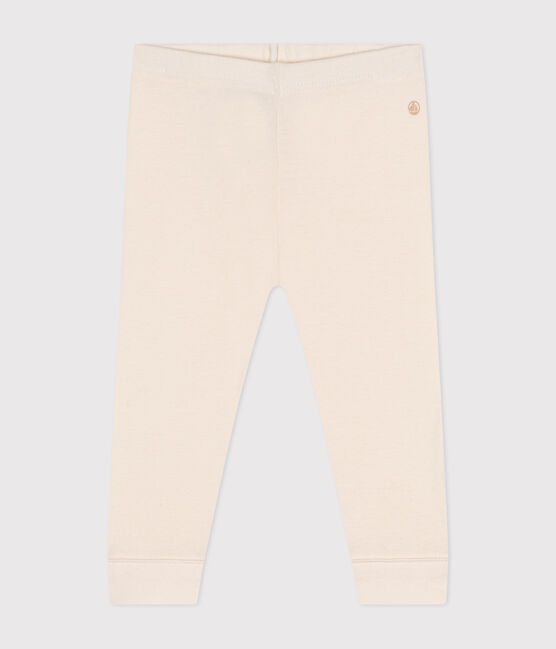 Legging bébé en coton uni écru AVALANCHE