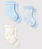 Drie sokjes voor baby's van tricot variante 2