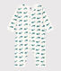 Baby pyjama van katoen zonder walvisvoetjes