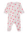 Dors bien bébé fille imprimé fleurs rose VIENNE/blanc MULTICO