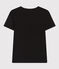Tee-shirt L'ICONIQUE col rond en coton Femme noir NOIR