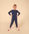 Glow-in-the-dark pyjama met masker voor kleine meisjes en jongens van katoen INCOGNITO/ MARSHMALLOW