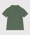 Polo manches courtes en coton enfant garçon vert CROCO