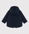 Halflange parka babyjongen blauw SMOKING