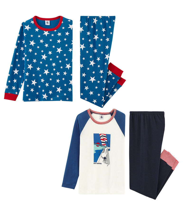 Lot de 2 pyjamas petit gar&ccedil;on multicouleur