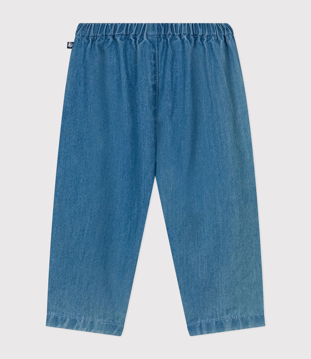 Pantalon en denim l&eacute;ger b&eacute;b&eacute; bleu