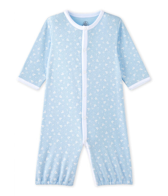 Uniseks 2-in-1 combizak blauw TOUDOU/wit ECUME