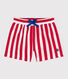 Zwemshort voor baby's met strepenprint
