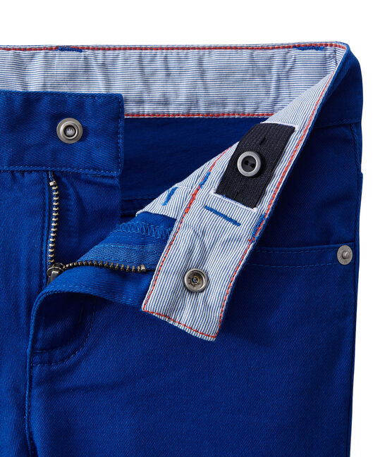 Pantalon de couleur garçon en jean bleu PERSE