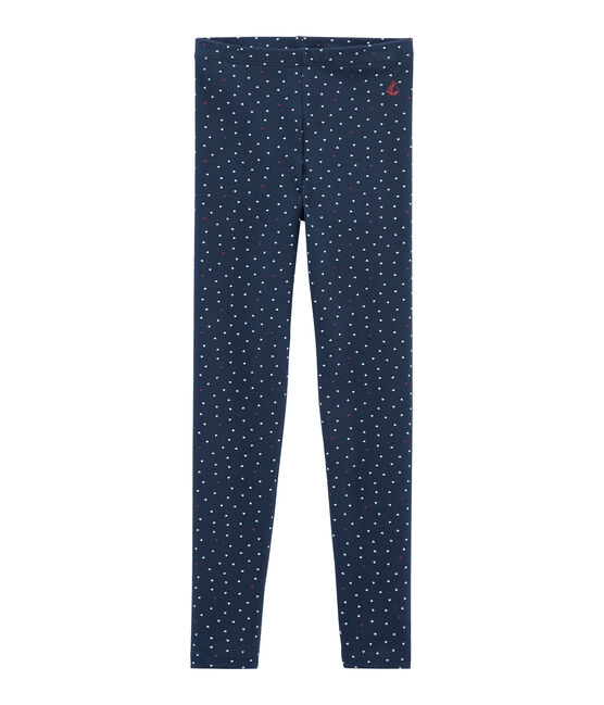 Meisjeslegging blauw HADDOCK/wit MULTICO