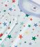 Katoenen kinderpyjama met korte mouwen en lange pijpen met print blauw/multicouleur