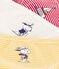 Set van 3 katoenen meisjesslipjes Petit Bateau x Snoopy variante 1