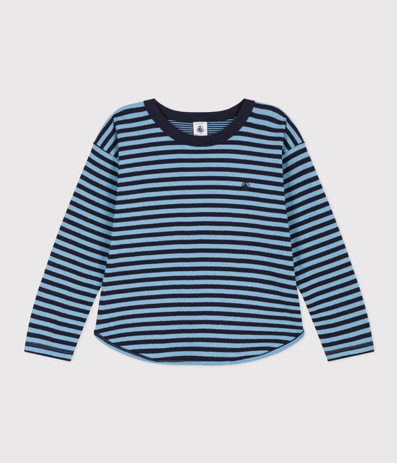 Jongens-T-shirt van tubic met lange mouwen SMOKING/ AZUL