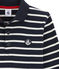 Jongenspolo met lange mouwen blauw SMOKING/beige COQUILLE