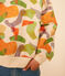 Sweatershirt met print in molton voor kinderen wit AVALANCHE/ MULTICO