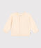 Katoenen gebreide babycardigan ecru AVALANCHE
