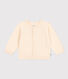 Katoenen gebreide babycardigan