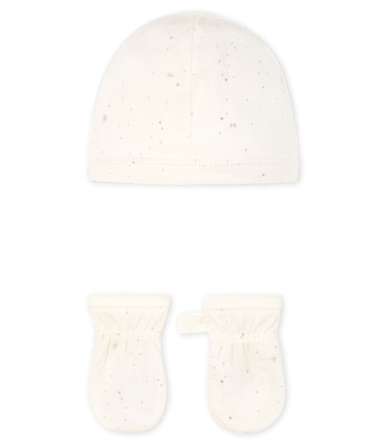 Set met muts en wanten voor baby's van tubic variante 1