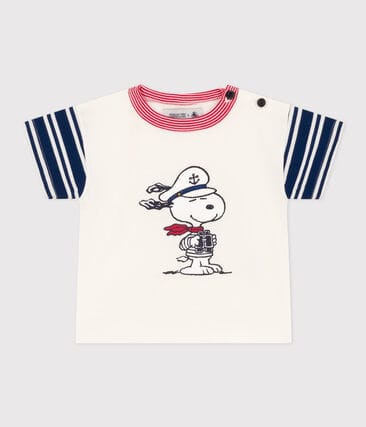 Combinaison Petit Bateau X Snoopy en jersey léger bébé MEDIEVAL/MULTICO