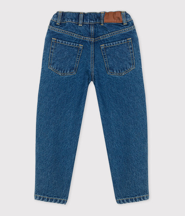 Pantalon en denim 100% &eacute;coresponsable enfant gar&ccedil;on bleu