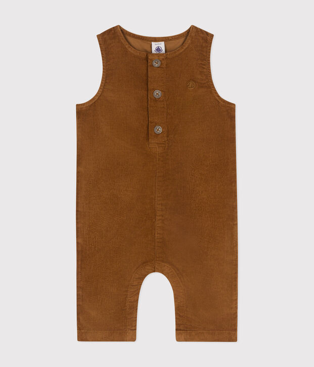 Fluwelen babypakje bruin
