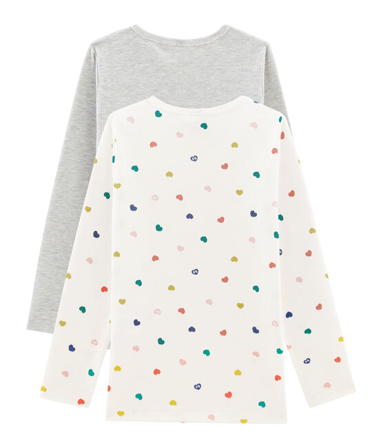 Set T-shirts lange mouwen meisjes variante 1
