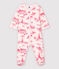 Toile de Jouy Paris babypyjama voor meisjes van tubic roze FLEUR/roze GROSEILLER