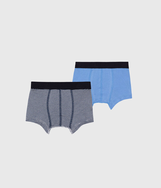 Lot de 2 boxers en coton multicouleur